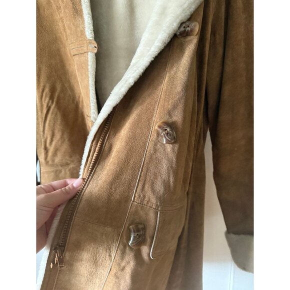 Bernardo Brown and Cream Women's Coat - Picture 4 of 10